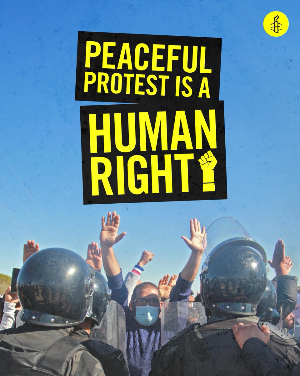 Around the world, the right to protest is under attack. 

We're here to remind you that today, and every day, peaceful protest is a human right.

#ProtectTheProtest