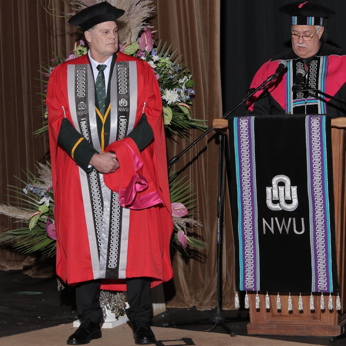 Dr Rassie Erasmus is now part of the NWU family! Today, the NWU awarded him an Honorary Doctorate, officially welcoming him. Let's celebrate this achievement and embrace Dr Rassie as a cherished NWU alumni!  #MyNWU #NWUGrad #NWUAlumni #20YearsOfGreatness