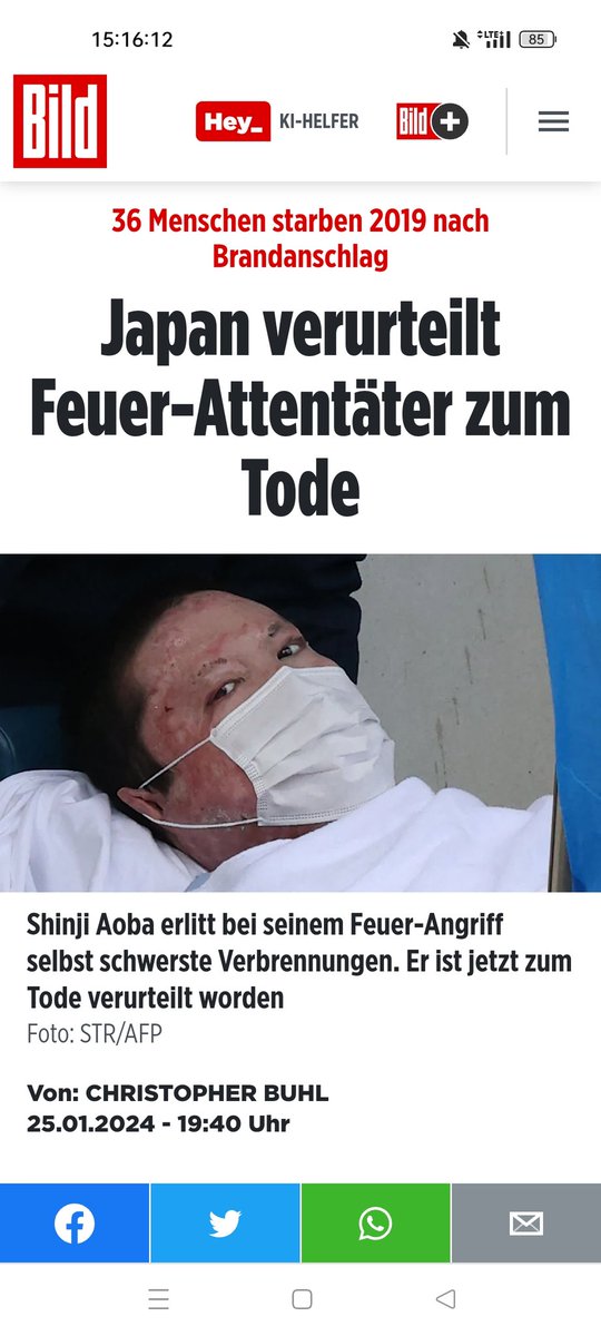 @Heilenderer Täter, je nach Straftat verdienen keine Menschenwürde mehr. Ich fand es z.b gut, dass Japan die Todesstrafe hat. Es gibt Verbrechen die verdienen nix anderes als den Tod. 
Klar, bei einem Kind kann man Ausnahmen machen. Aber eine Bestrafung vorallem bei Gewaltverbrechen muss sein