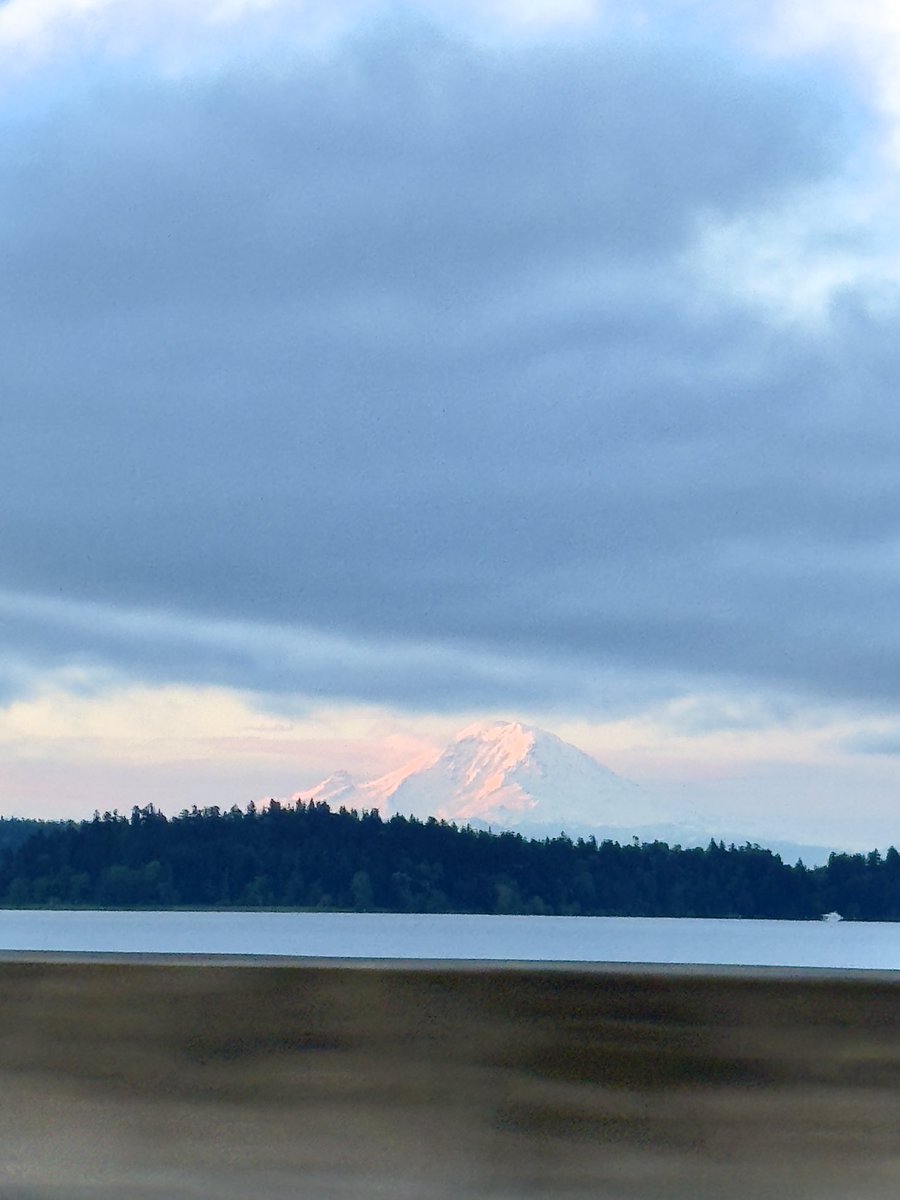 Watch the Sunrise at least once a day - Phil Dunphy #PNW #PacificNorthwest #MtRainier #Rainier #Tahoma #ModernFamily #WA #Washington #Sunrise #Nature #Mountain