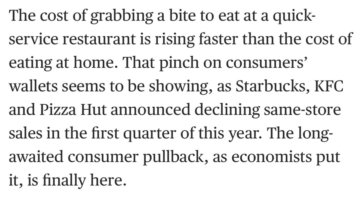 The below, from @NBCNews, helps explain why voters' perception of the Biden Administration's economic management remains so low despite two years of an unemployment rate below 4%, a very strong historical performance. As more households get priced out of basic consumer…