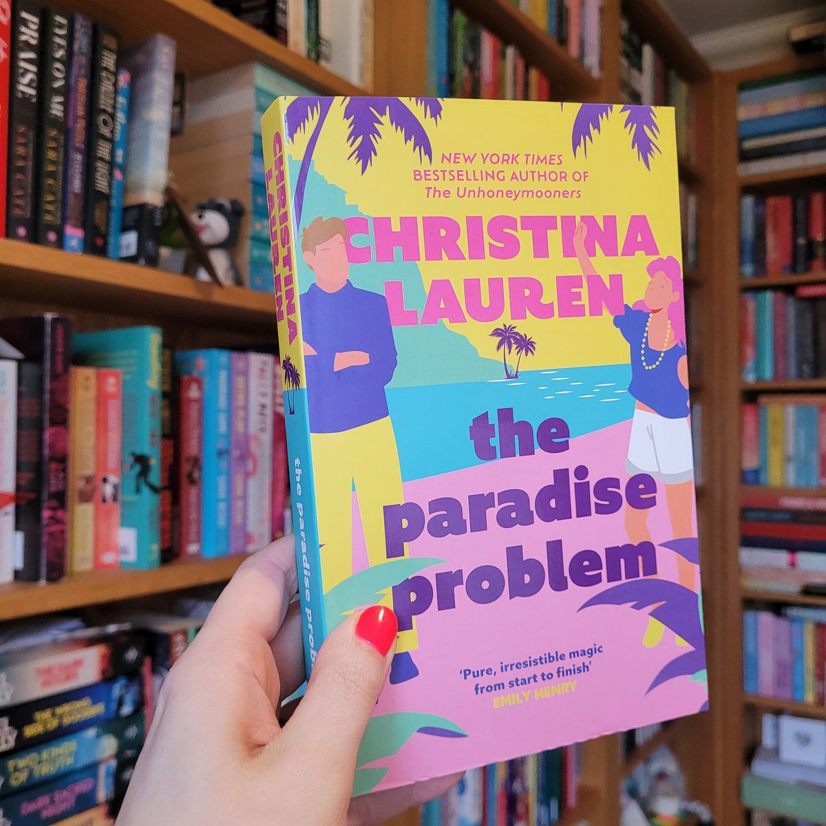 Book mail... The Paradise Problem by Christina Lauren Thank you to @ClaraHDiaz @PiatkusBooks for sending this my way. That cover makes me just want to go on holiday 😍 #BookPost #booktwt