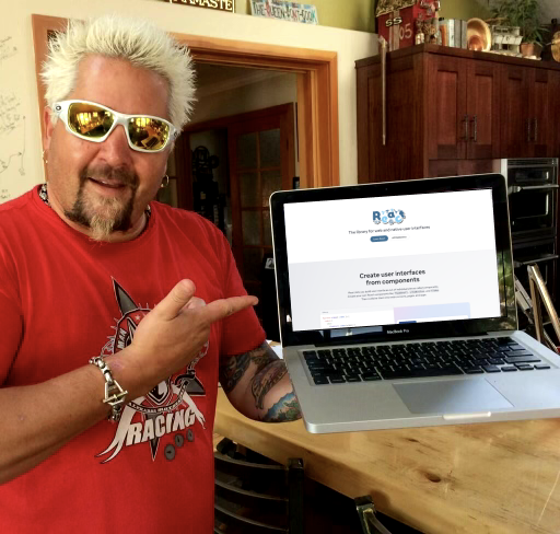 fun fact, did you know that all React projects start with F? Fiber, Fabric, Flight, Fizz, the list goes on that's because 15 years ago, Fieri created React. even though he's moved on to being a chef, we've kept the tradition of naming projects after him. thanks for React, Guy!