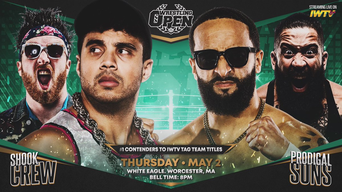 ⚡️ TONIGHT ⚡️ ⚡️ TONIGHT ⚡️ It’s a gigantic night with high profile matches as well as finally getting an explanation from @LoveDoug_! 📺: @indiewrestling 🎟️: $10 at the door Advanced 🎟️: shopiwtv.com/collections/wr… #WrestlingOpen