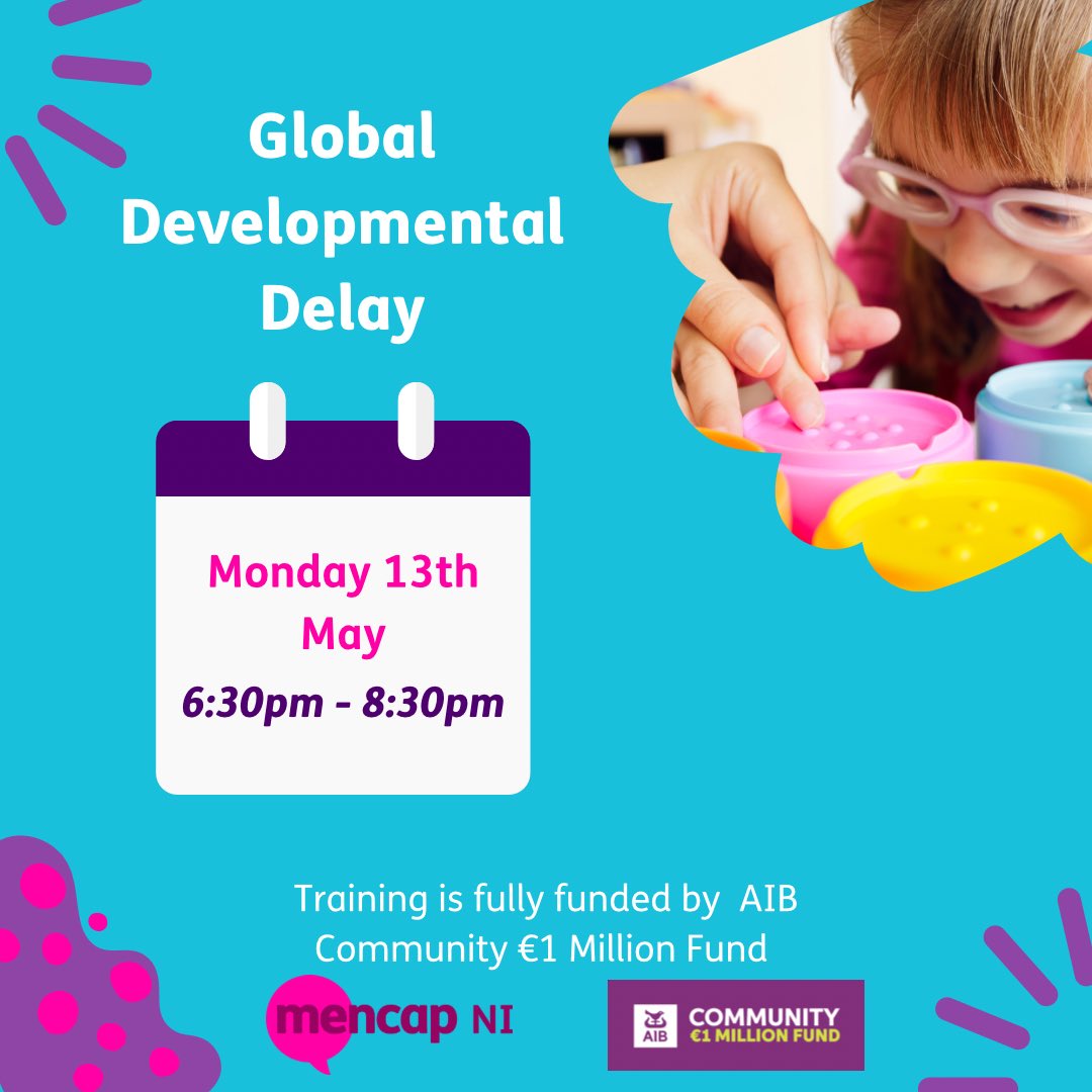 📣 Calling All Early Years Practitioners! 📣 We have two amazing Early Years Practitioner Training sessions coming up very soon: Introduction to Learning Disability - Online Webinar Thursday 9th May 2024 18:30 - 21:30 Global Developmental Delay - Online Webinar Monday 13th May