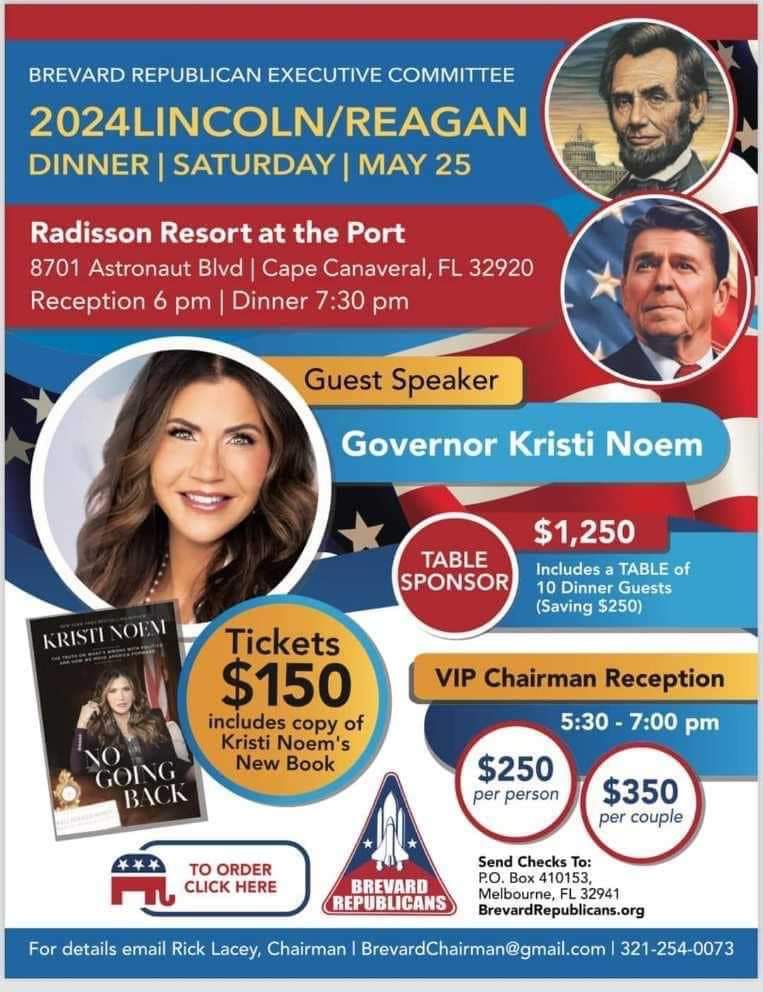 Coming to Brevard County, FL, May 25th. Idk why people thought the story about her shooting a puppy in the face would be the end of her. Dick Cheney shot his friend in the face while 'hunting' fenced in quail with their wings clipped. Republicans don't give af.