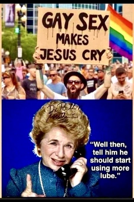 What I post when Jesus is trending just to piss off the #MAGACultMorons & Christofascists.

Good morning to everyone with a sense of humor!
#ProudBlue #VoteBlue2024ProtectDemocracy #VoteBlueToStopTheStupid