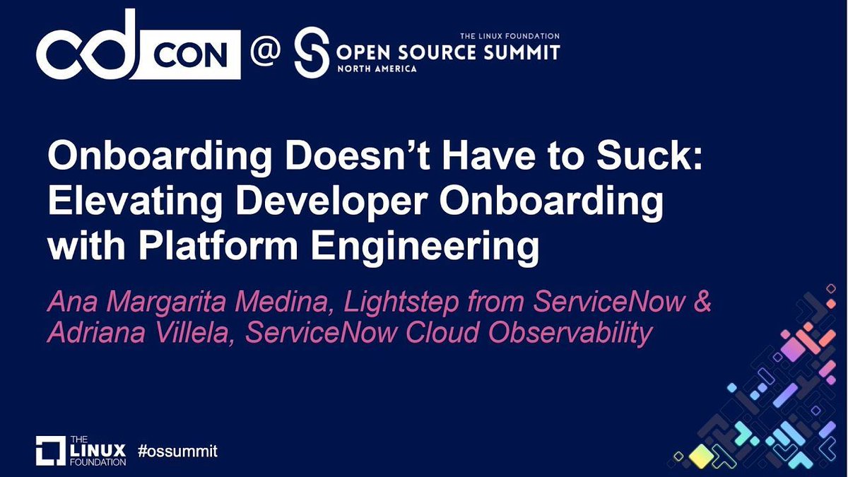 Missed the #OSSummit talk that @ana_m_medina and I did last month? No problem! You can now catch it on YouTube. 👇 buff.ly/44u2rko Or, if you prefer reading (like me), you can check out the blog post verison of our talk. 👇 buff.ly/3UGIjbw