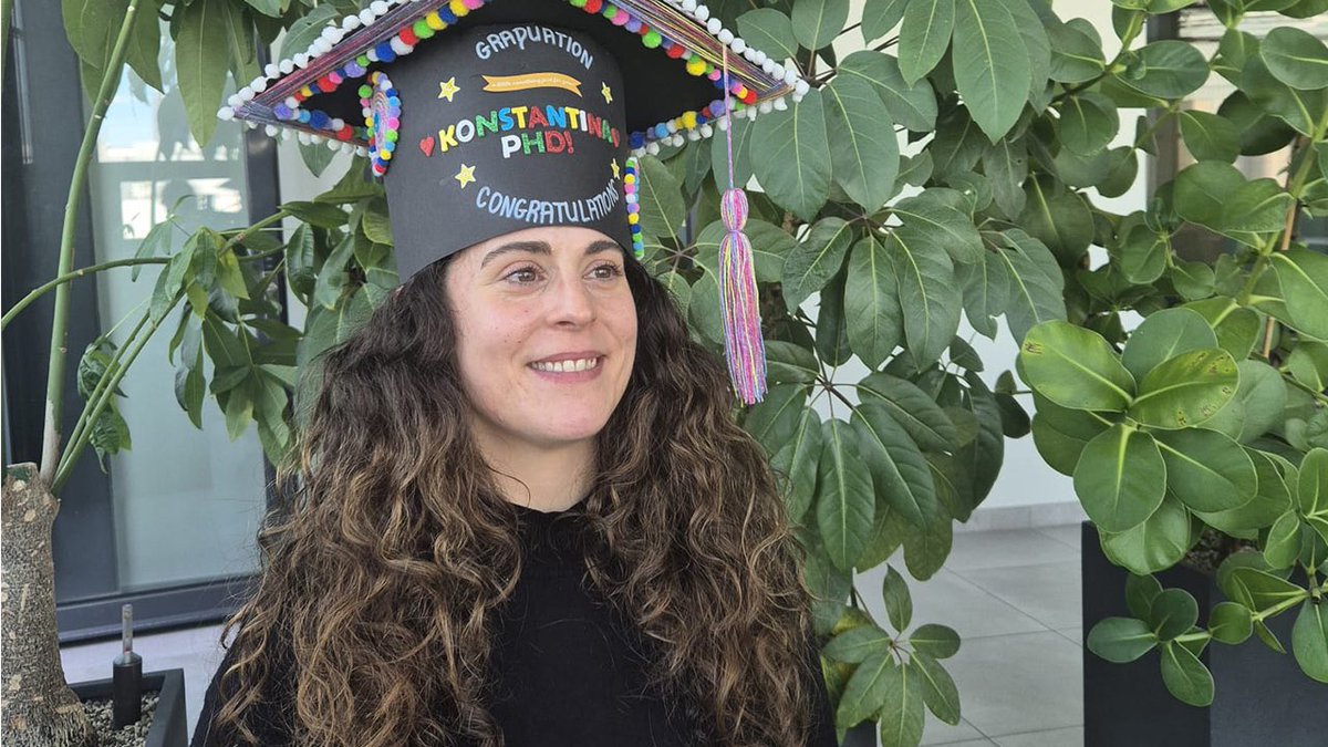 #phdone 🎓 Konstantina Georgiou from the Foisner lab successfully defended her thesis 'MyoD1 gene tethering at the nuclear periphery beyond heterochromatin organization' - congratulations! 🎉

@MedUni_Wien 
@univienna