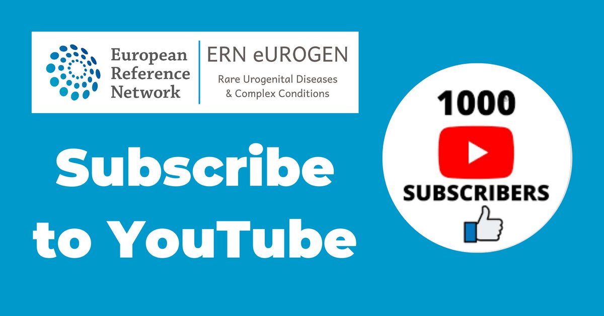 🥳 The ERN eUROGEN YouTube channel has hit 1K subscribers! 🍾 You, too, can unlock a treasure trove of knowledge and inspiration by subscribing today. 📺 SUBSCRIBE NOW: youtube.com/@ERNeUROGEN #RareDisease #UroSoMe #Urology #PedUro #SoMe4PedSurg #FPMRS #UroOnc