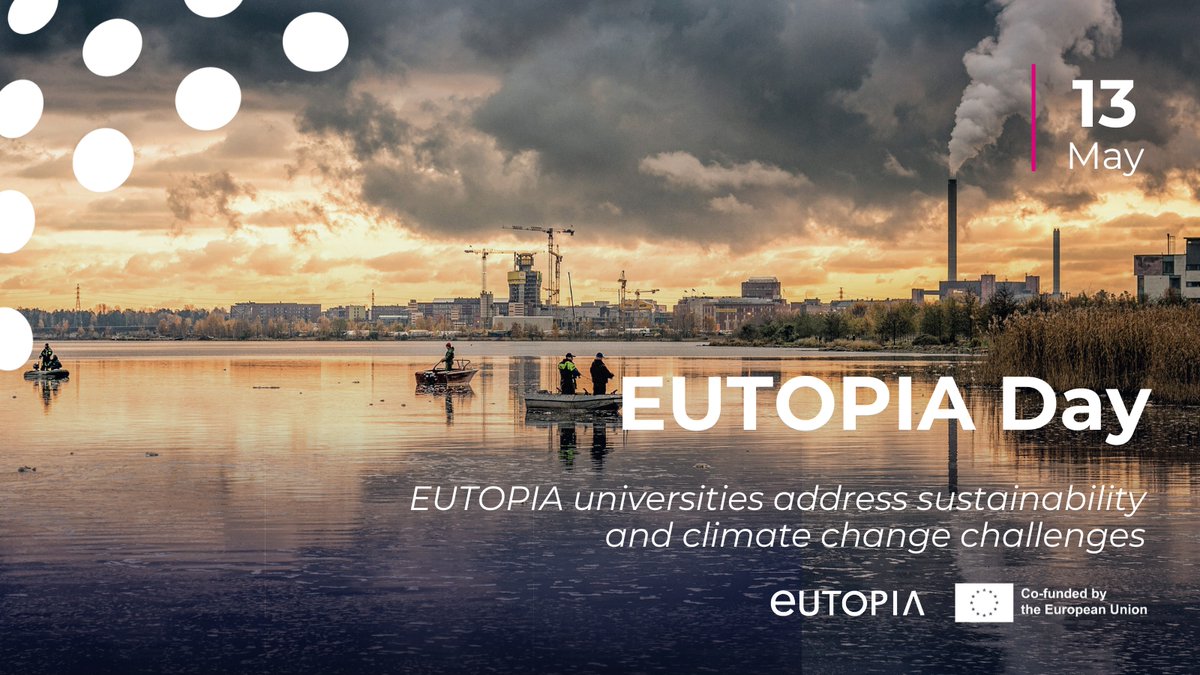 🚀 First #EUTOPIADay: Uniting for #Sustainability and Climate Action For this very special event EUTOPIA will offer diverse and engaging activities, from on-campus activities to open online sessions including one with the leaders of #EUTOPIA. 💻 More info: bit.ly/eutopiaday