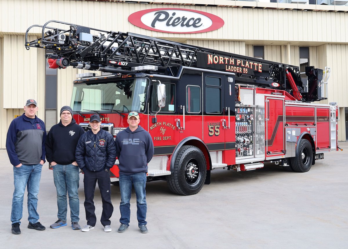 North Platte Fire Department has designed an #Enforcer 107’ #AscendantLadder to add to their fleet! The #AerialLadder was chosen for better reach in the rural areas of #NorthPlatteNE.