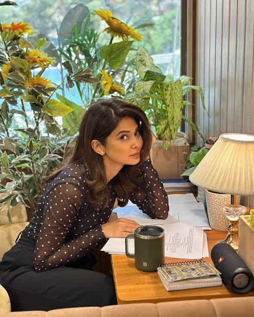 But first, Coffee!! ☕️

Life's simple joys: Work to keep me focused and Jenny baby to keep my heart full. 👩‍💻❤️✨

#CorporateLife 
#JenniferWinget