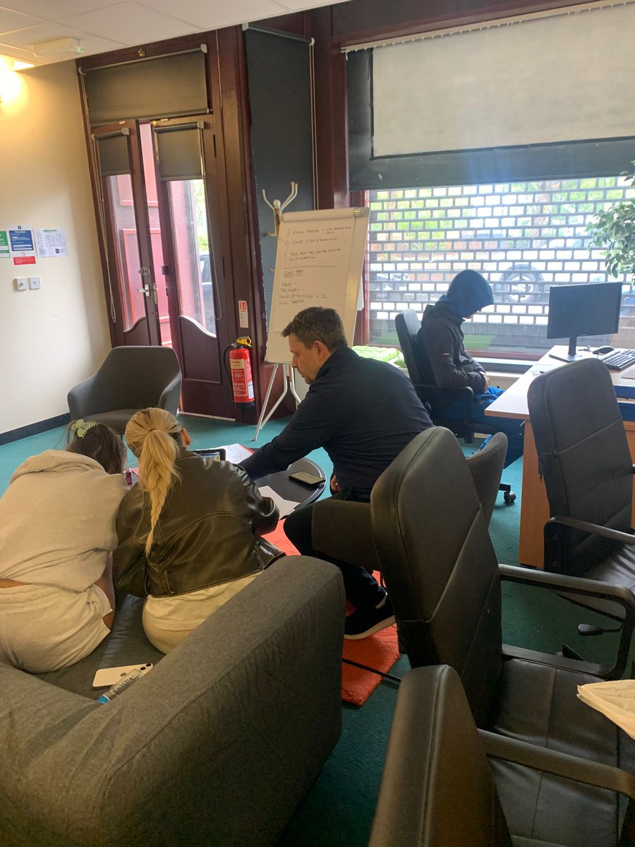 Over the last few weeks we have had @KnightswoodSec teachers and pupils in to use our training suite to help get some pupils through their maths and english work in order to get their qualifications. A great bunch and a power of work is being completed. Looking forward to