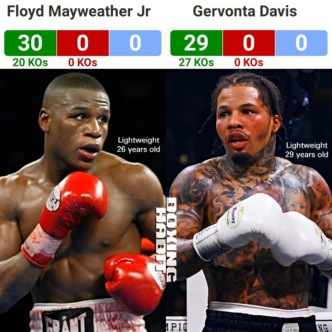 Who would win? #Mayweather #GervontaDavis #TankDavis #PBC