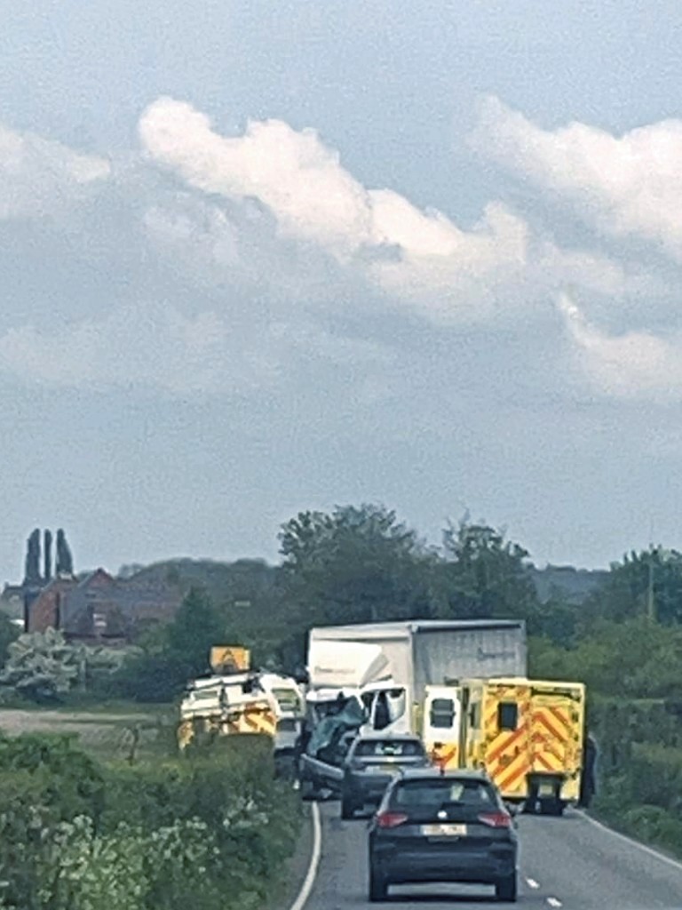 ASHFORD: A man was flown to a London hospital after a three-vehicle pile-up on the A28 Ashford Road at Great Chart yesterday afternoon around 2.40pm. The crash happened near the junction with Chilmington Green Road.