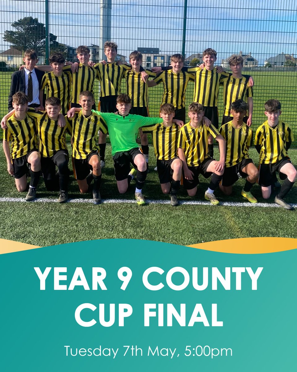 We need you! 🫵   

Who's coming to support on Tuesday!? 🙋‍♀️⚽️

The final takes place on Tuesday 7th May at Sticker Football Club against Redruth School, kicking off at 5pm.

#PenricePride #PenriceRespect #PenriceSuccess #Year9 #Football #PE #Teamwork