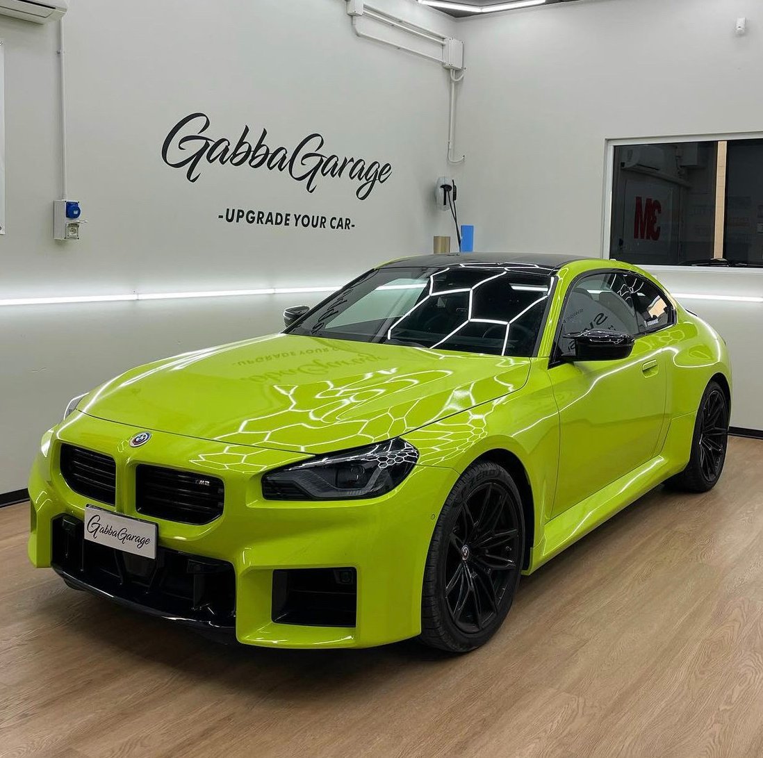 For model year 2025, the BMW M2 will also be available in; - Skyscraper Grey Metallic - Portimao Blue Metallic - Sao Paulo Yellow (seen below as a wrap) - Vegas Red Metallic (seems to replace Toronto Red) Maybe some other Individual colours will be offered too...