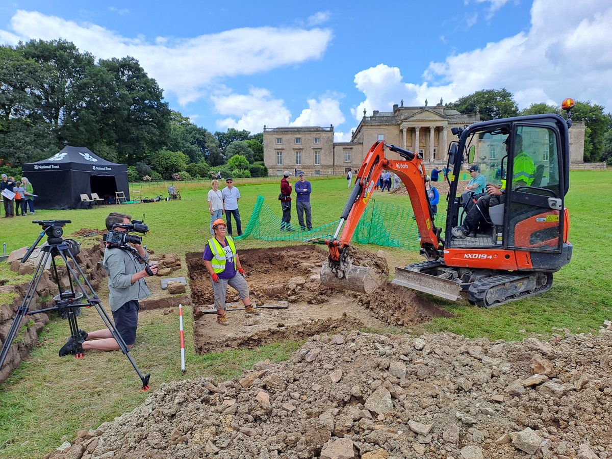 Catch tonight's episode of Hidden Treasures of the National Trust to see our Archaeologist Martin Papworth, along with many volunteers, undertaking a search for Stourton Castle, the original house at Stourhead, Wiltshire. Watch at 9pm on BBC Two or catch up on BBC iPlayer