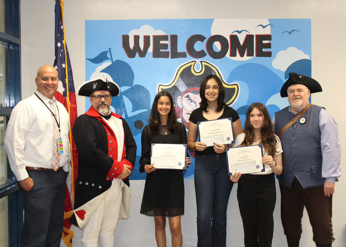 Broward Schools (@browardschools) on Twitter photo Ramblewood Middle School partnered with Fort Lauderdale's <a href="/SarHeadquarters/">National Society SAR Headquarters</a> for the Sergeant Moses Adams Memorial Middle School Brochure Contest!
Congratulations to Gianna Manns, Alicia York and Kailani Quintana on their accomplishments. Read more at bit.ly/3UHO3lf. Ramblewood Middle School partnered with Fort Lauderdale's <a href="/SarHeadquarters/">National Society SAR Headquarters</a> for the Sergeant Moses Adams Memorial Middle School Brochure Contest!
Congratulations to Gianna Manns, Alicia York and Kailani Quintana on their accomplishments. Read more at bit.ly/3UHO3lf.