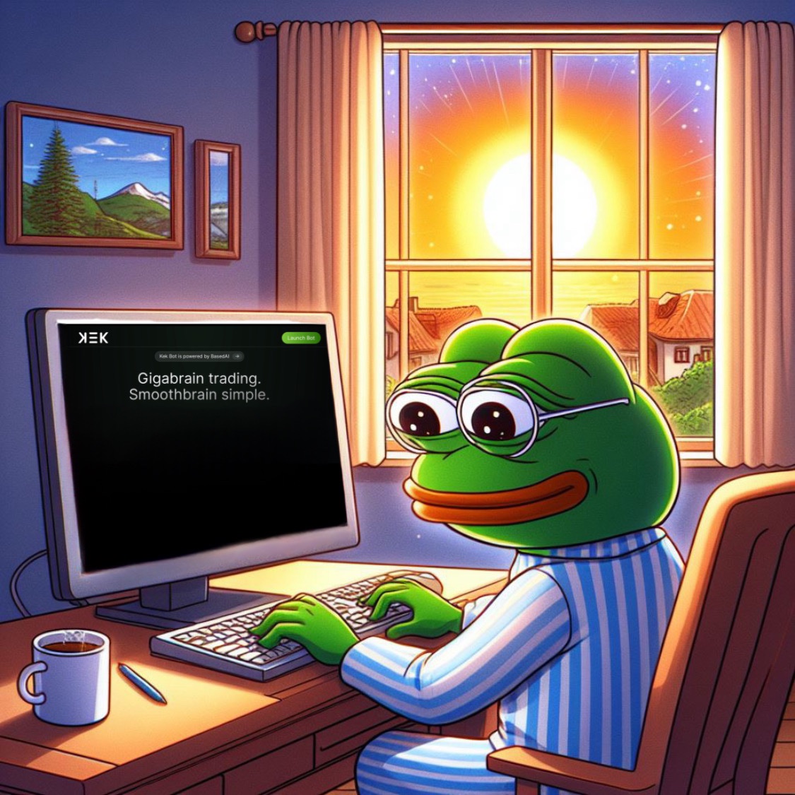 pepecoins's tweet photo. GM 🐸

Did you train today? 

https://t.co/ziIMSgWhUz https://t.co/hNmzxaMc07