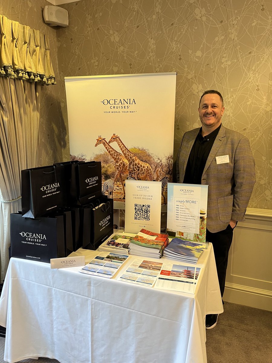 Having a great time connecting with travel partners at the ⁦@TravelBulletin⁩ #TrainandGain event in Dorking. #cruise #OceaniaCruises