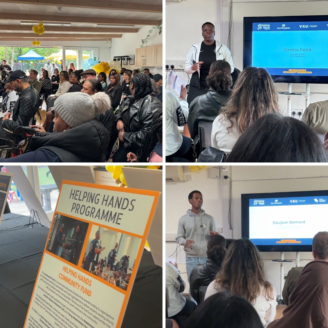 Yesterday, we had our Helping Hands Community Celebration at Happy Hub, showcasing our two impact films, featuring Deujean Bernard, founder of Harrow Road Soup Kitchen & Eartha Pond, founder of @ESP_FDN .