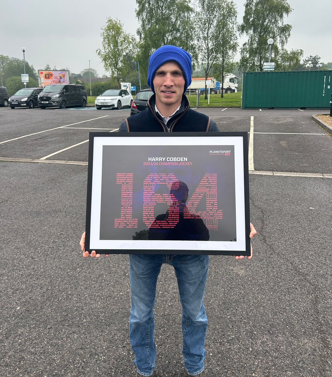 Thanks Planet Sport Bet for having this made to celebrate my Champion Jockey title win. They have another copy to give away to one of you!
 
Share this post and follow @PlanetSportBet for a chance to win!