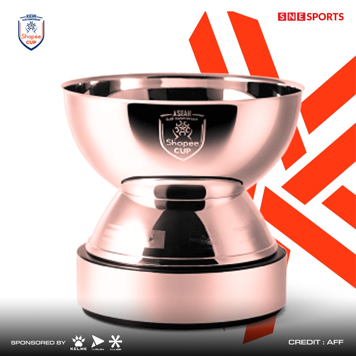 Trophy of ASEAN Club Championship or 'Shopee Cup' 2024/25

📷 : AFF

Keep follow : snesports.co

#AFF #ACC #ASEANClubChampionship #ShopeeCup
#SNESports
#KelmeMalaysia