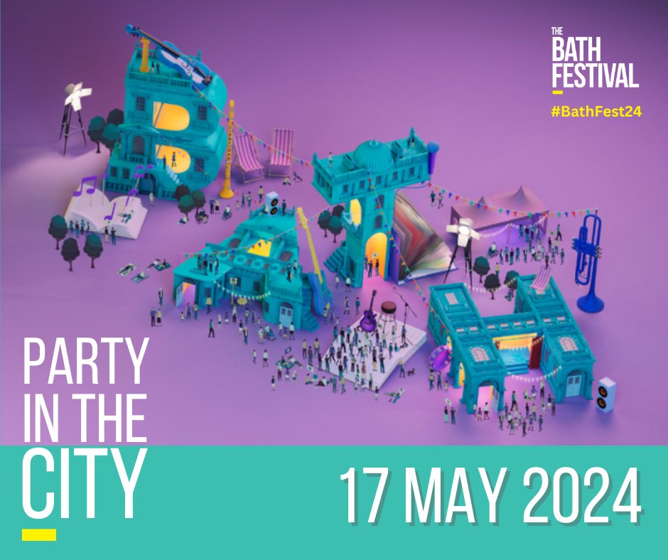 Bath’s biggest FREE party is only two weeks away. Hundreds of musicians, poets, bands and choirs will be performing in venues all over the city, including ours. Check out What’s On across Bath to plan your Friday night bit.ly/3GFZ8vs.

#BathFest24 #PartyInTheCity
