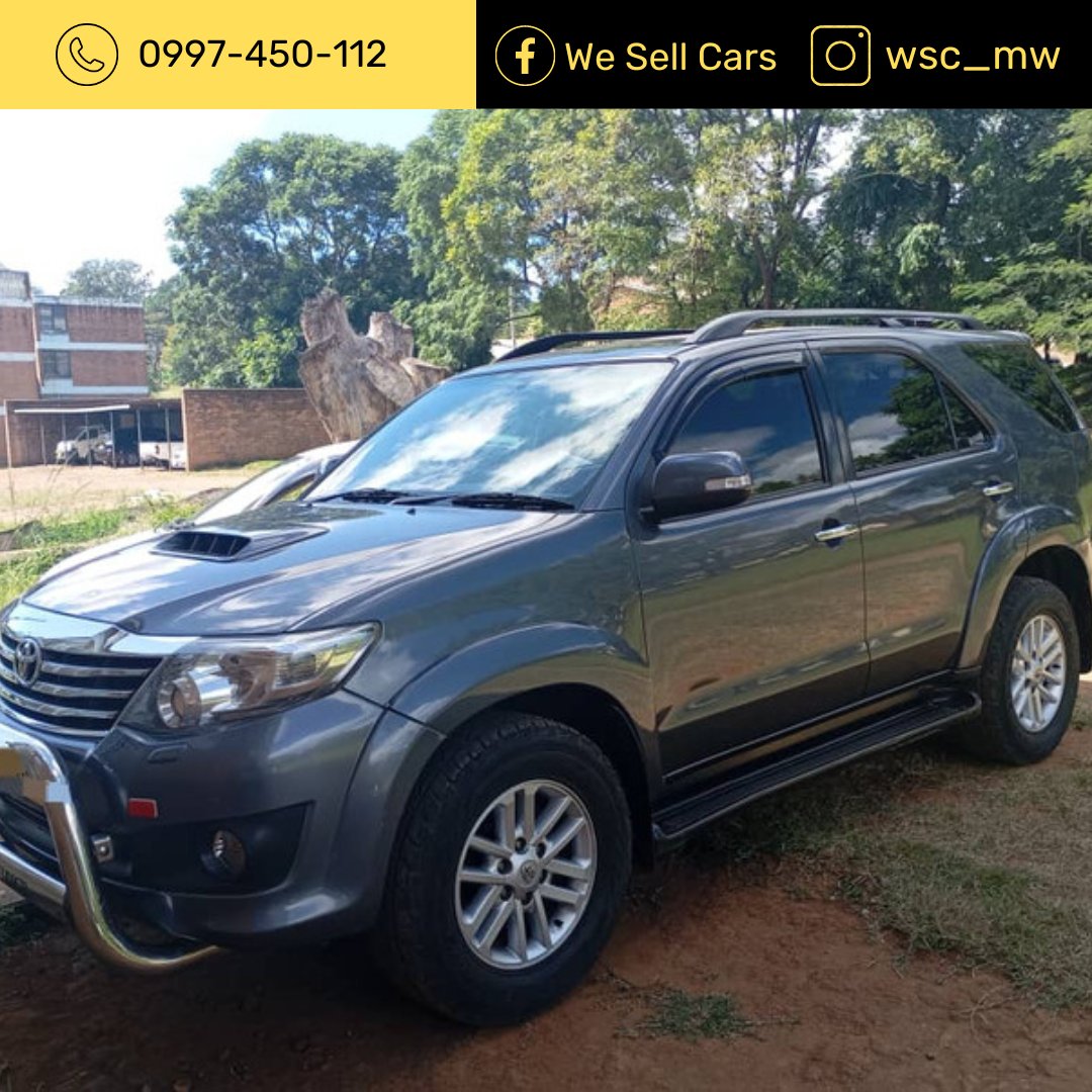 💥Toyota Fortuner 💰MK 38 Million MLG 132 000 Year 2013 Automatic, 4x4, Towbar, Bullbar, Sidesteps, Leather Seats