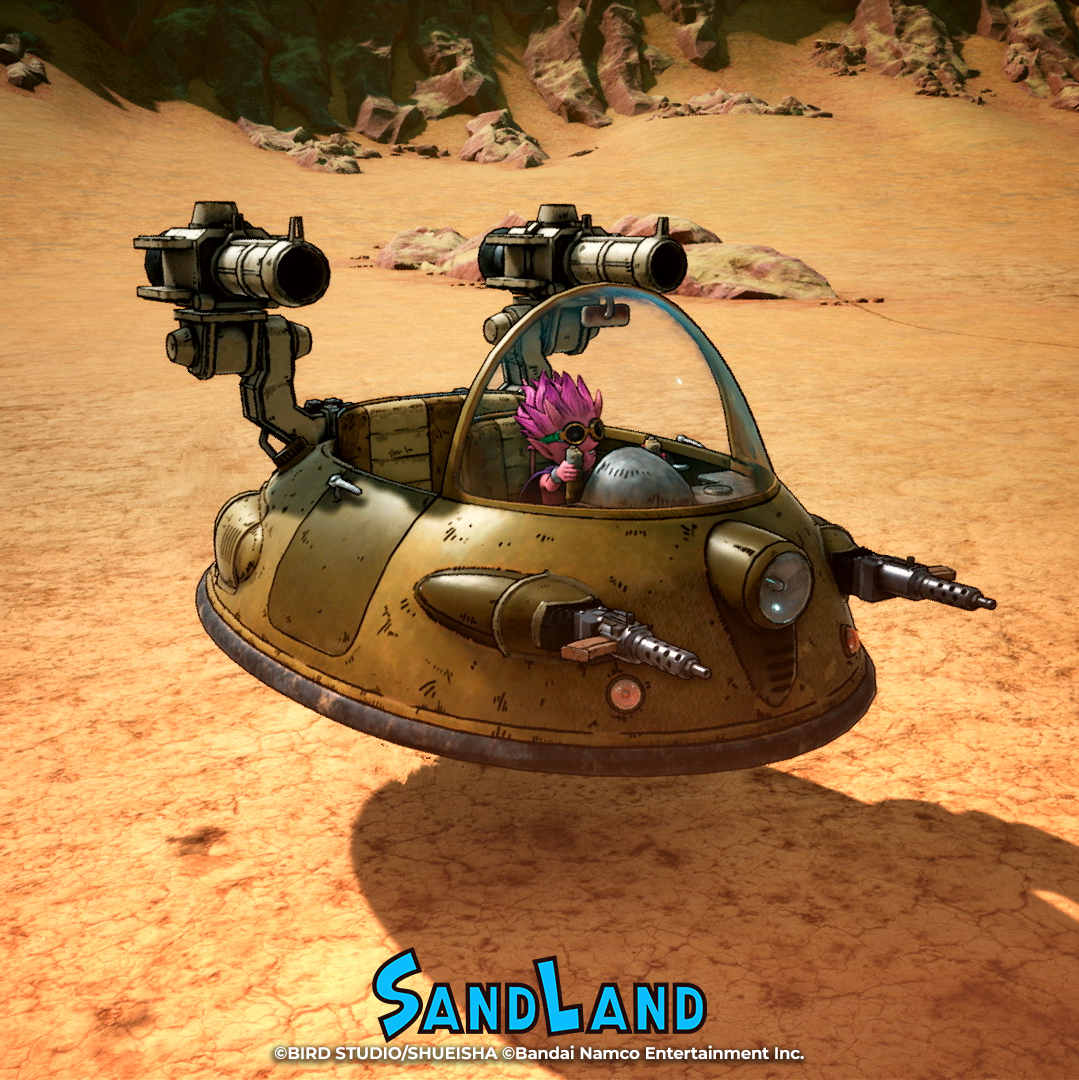 Pas de chocs, pas d'accidents. Flottez sur tous les terrains, uniquement avec la voiture volante ! #SANDLAND