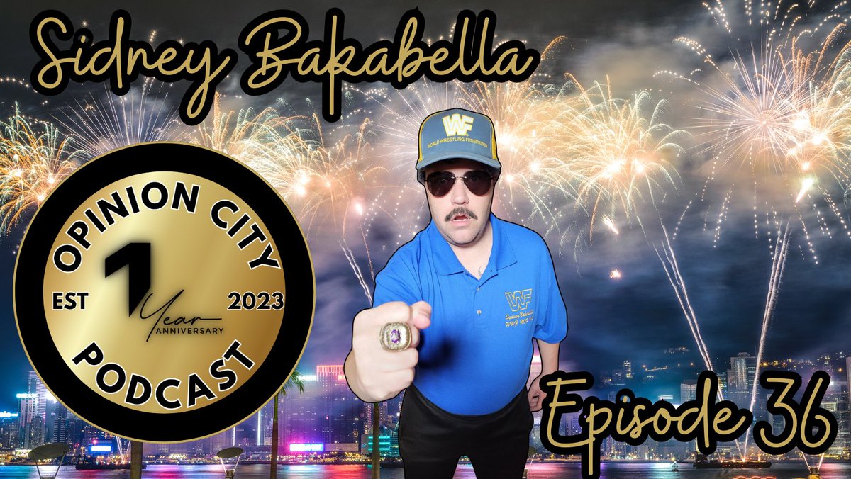 Opinion City celebrates it's 1 Year Anniversary on May 5! Check out this episode featuring @SBakabella youtube.com/watch?v=x6_Fr7… #opinioncitypod #prowrestling #wrestling