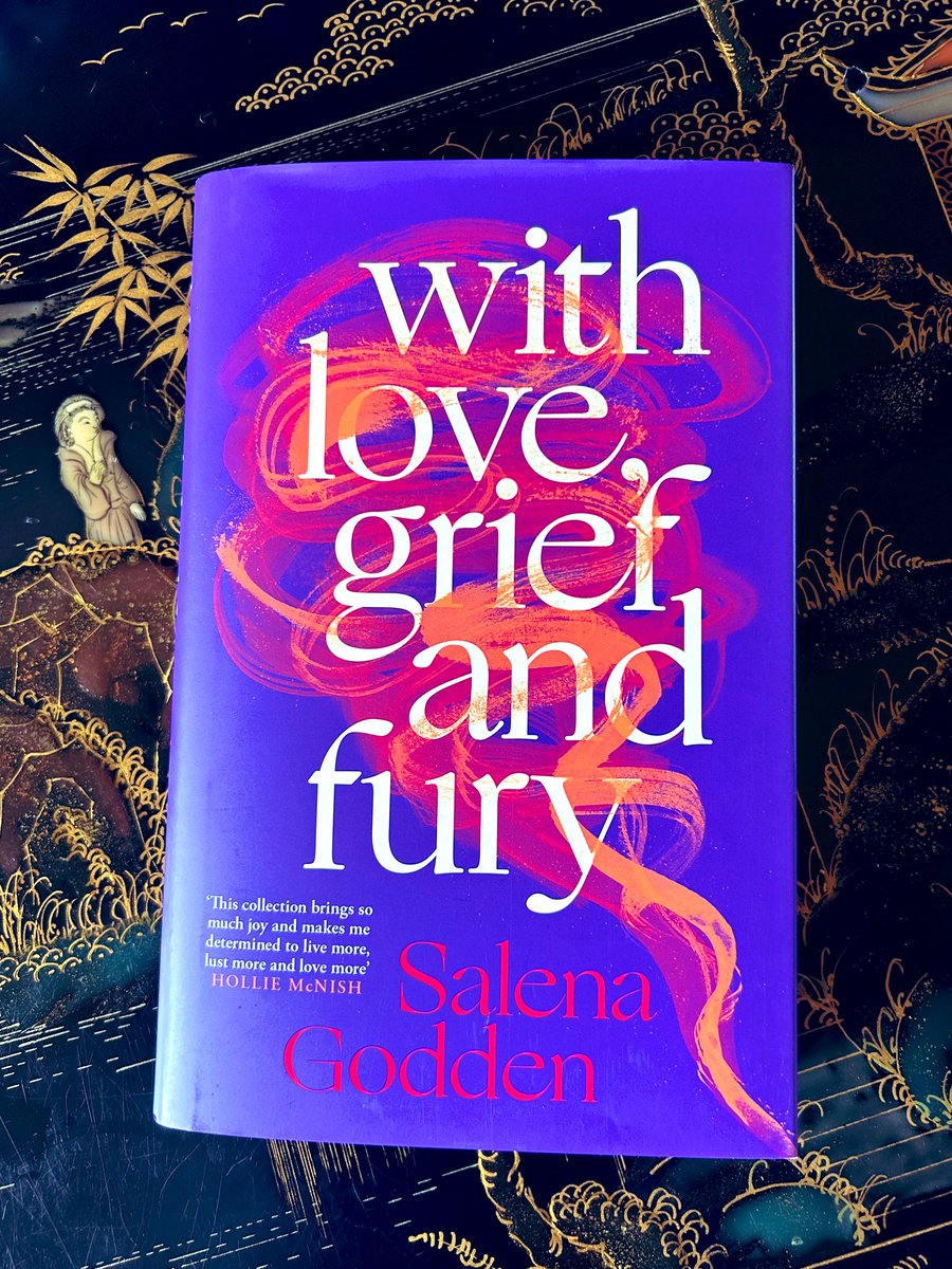 This gorgeous thing has just arrived - huge congratulations @salenagodden - the first poem I read left me struggling to breathe #WithLoveGriefandFury