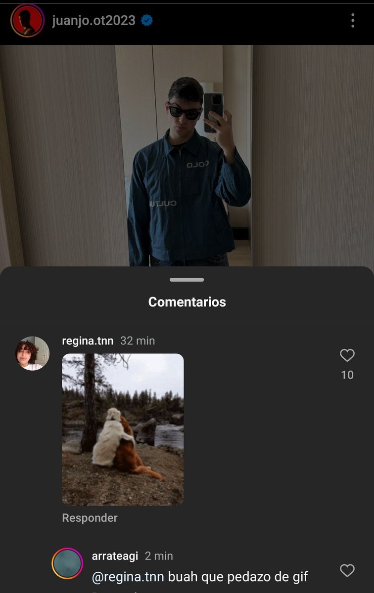 memeo con el gif de regina en la publi de juanjo jajajjaja