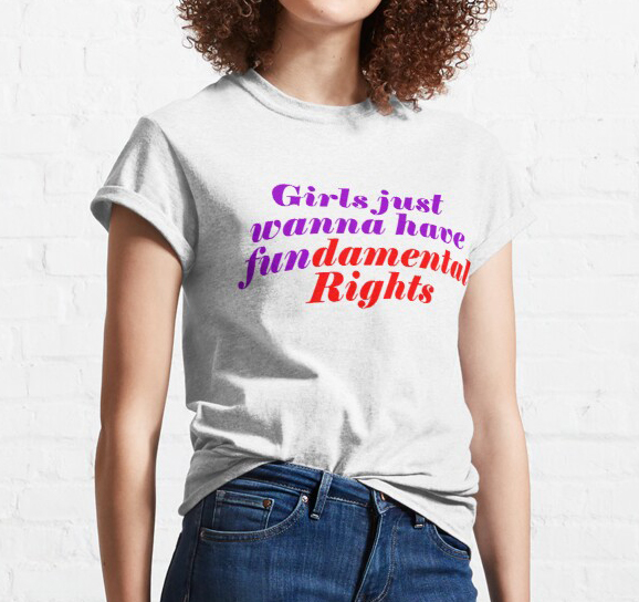 Today we share our “Girls just wanna have fundamental Rights” tee: redbubble.com/i/camiseta/Gir…

#GirlsjustwannahavefundamentalRights #Girlsjustwannahavefun #fundamentalRights #girls #women #girl #woman #mujeres #feminismo #feminista #feminism #feminist #humanrights #derechoshumanos