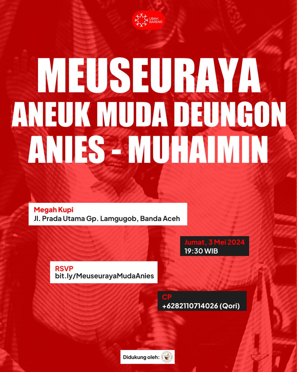 Peu haba warga Aceh? Pilpres sudah selesai, Tapi semangat perubahan tak akan usai