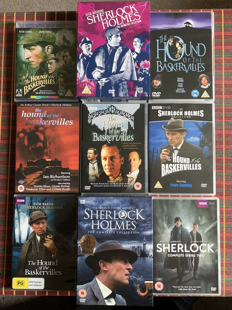 One can never have too much Hound Of The Baskervilles! #SherlockHolmes #HoundOfTheBaskervilles @CrimeAndComedy 😉😉