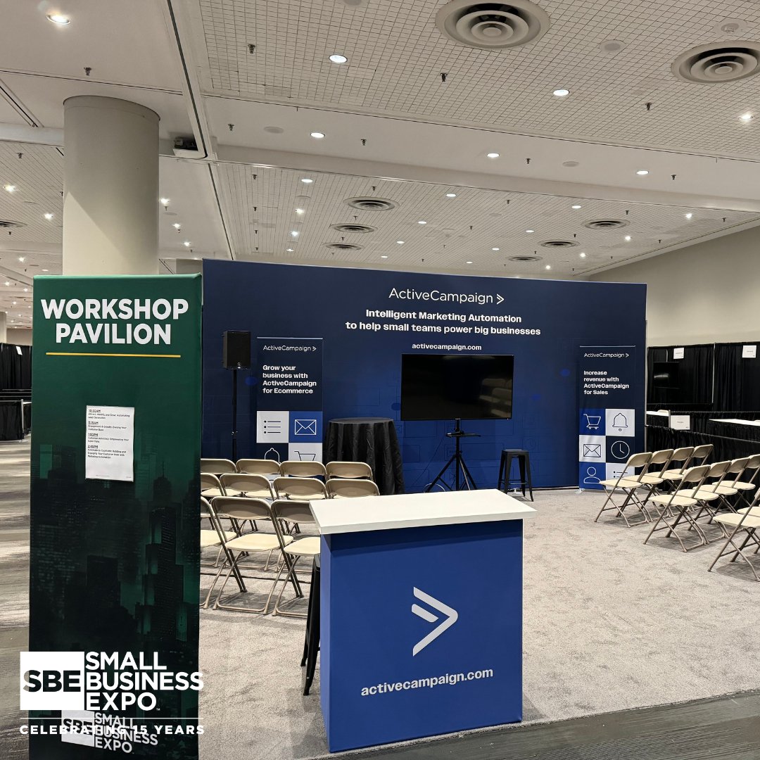 The calm before the storm at Javits Convention Center #NYC #smallbusinessexpo - Want to attend? Doors open at 10AM: hubs.li/Q02vS6xG0