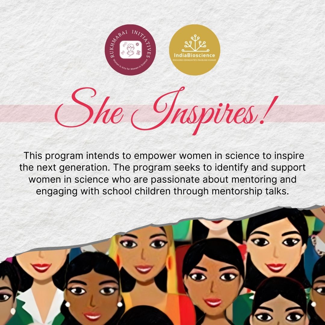 @EMBO 3) Exciting news! 👩‍🔬 We're gearing up to launch a new initiative 'She Inspires!' in partnership with @Rukhmabai101. Stay tuned for more updates.