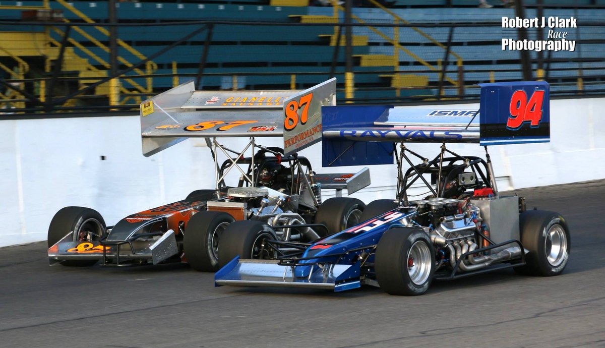 ISMA / MSS #TBT - Craig Rayvals (94) and Keith Gilliam (87) - King of Wings 2014. #SteelPalace | #Supermodifieds | #ISMAMSSupers 📸 Bob Clark