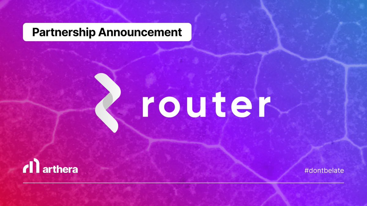 🥕Arthera gets a major boost with secure, easy cross-chain transfers & gas-free Web3🚀 Nitro Bridge from @routerprotocol unlocks a future of connected blockchains & smoother DeFi 💸 Learn more & try it yourself: nitro.routerprotocol.com #dontbelate