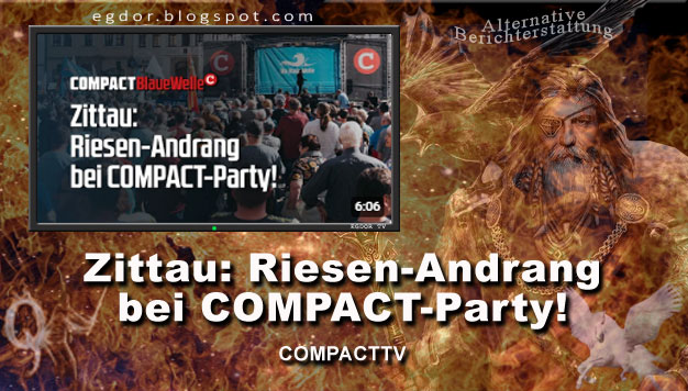 COMPACTTV - Zittau: Riesen-Andrang bei COMPACT-Party!
egdor.blogspot.com/2024/05/compac…