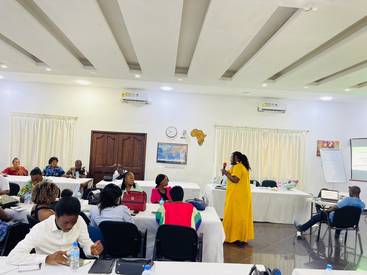 Thanks to Ruth Abunaw, Program Officer for Africa Peace Building Programs at @gnwp_gnwp for leading the session on the background of Women, Peace and Security (WPS)