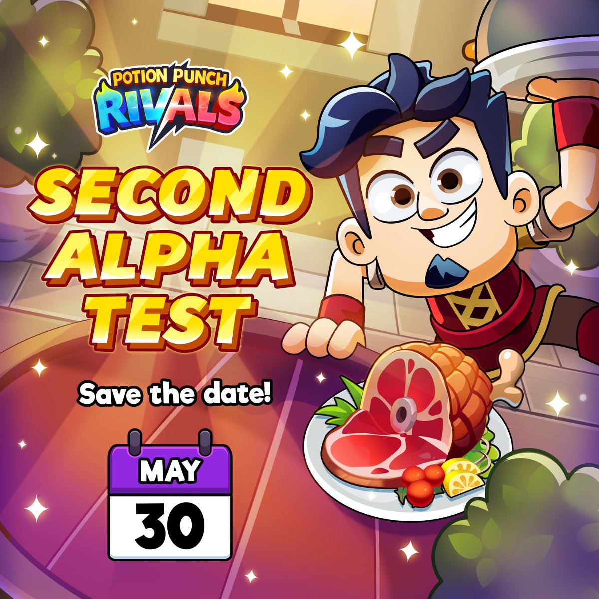 Shopkeepers… the moment you've all been waiting for has come. ⚔️

Mark your calendars because the 2nd Potion Punch Rivals Alpha will open on May 30, 2024 📅 

Experience an epic adventure like never before, Potion Punch style 💥🔮

#Monstronauts #PotionPunchRivals #AlphaTest