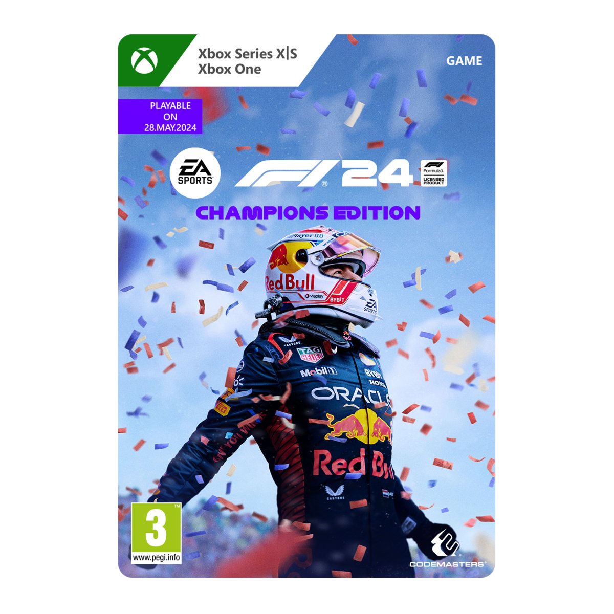 #XBOXDIGITAL £73.85 F1 24 Champions Edition #XBOX DIGITAL #EA #F124ChampionsEdition: Please note, codes will be delivered on the 07th May 2024 02:00 (CEST) 01:00 (UK), and the game will unlock on the 31st May 2024 02:00 (CEST) 01:00 (UK) Release Date… dlvr.it/T6K7lv