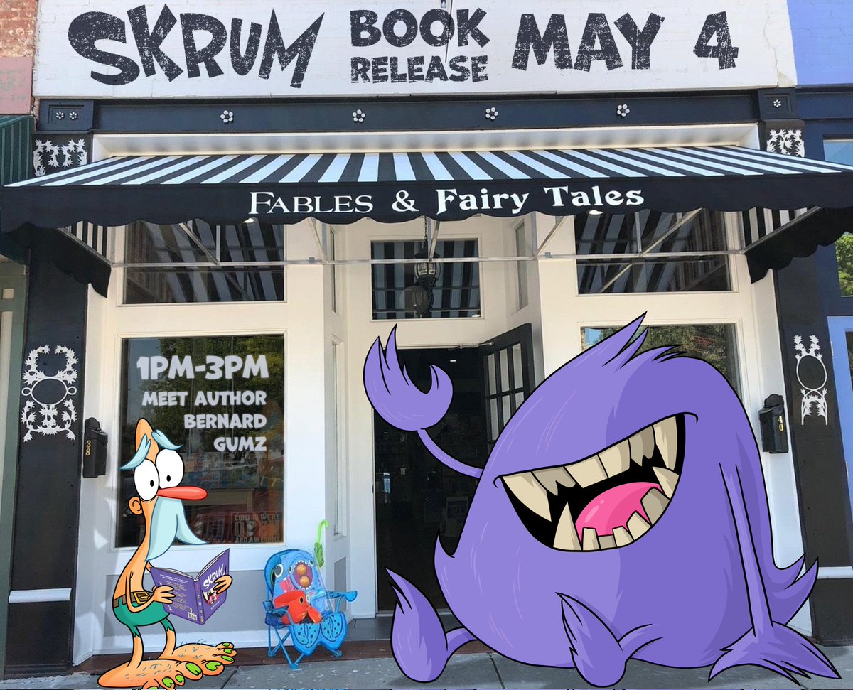 I'll be at Fables and Fairytales bookstore in Martinsville, Indiana this Saturday from 1-3pm signing copies of my new children's book SKRUM. I'll have free bookmarks and coloring pages for kids. #martinsville #indiana #kids #childrensbooks @MSDMartinsville @R_T_news