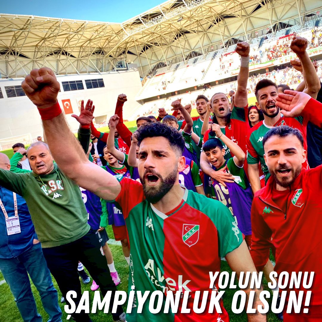 Playoff ilk maçında futbol takımımıza başarılar dileriz. Vurduğunuz gol olsun👊💚❤️