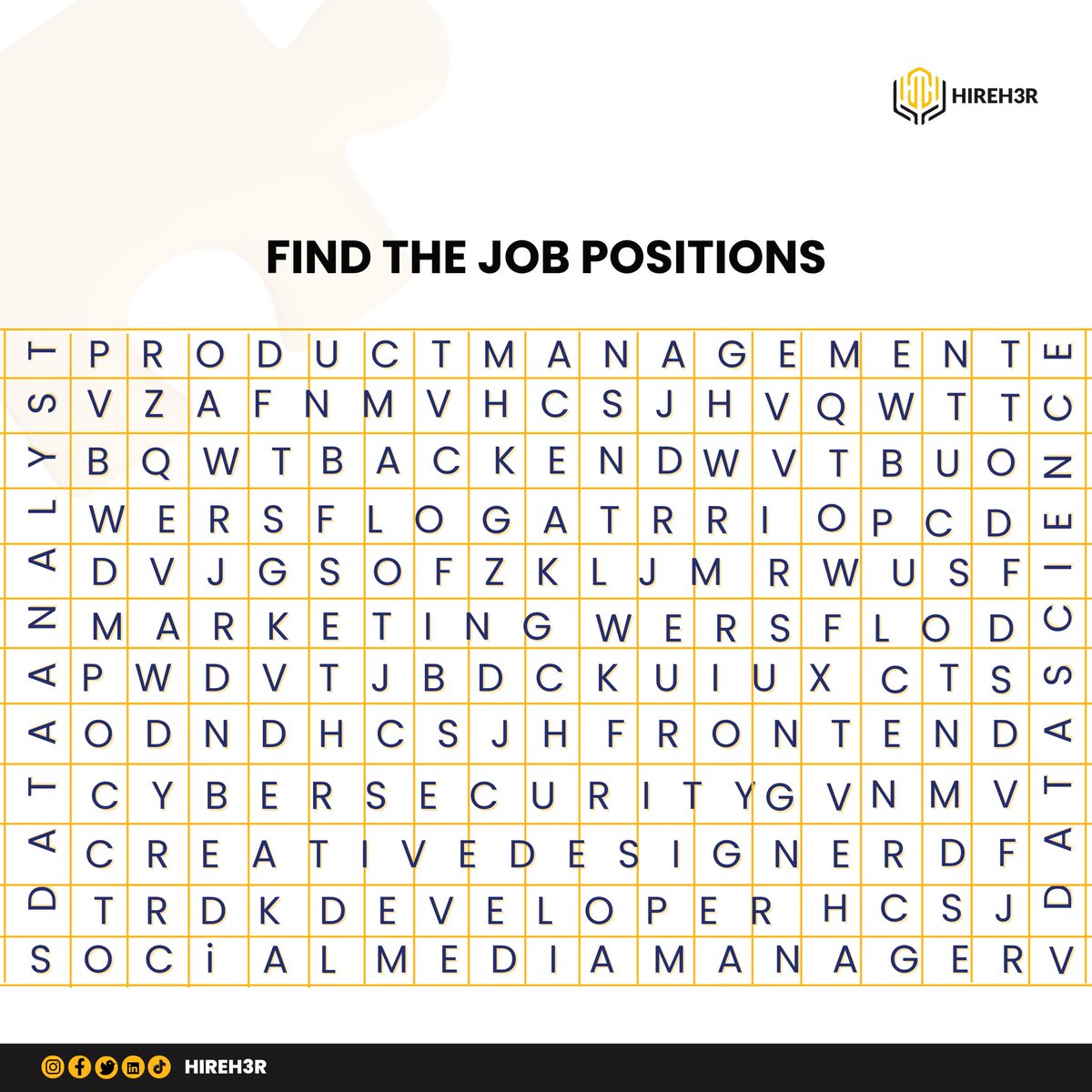 How many job positions can you find?

Tell us in the comment section.😁

#hireh3r  #trivia #triviathursday #techtrivia #techtriviatuesday #hireh3rtriviathursday