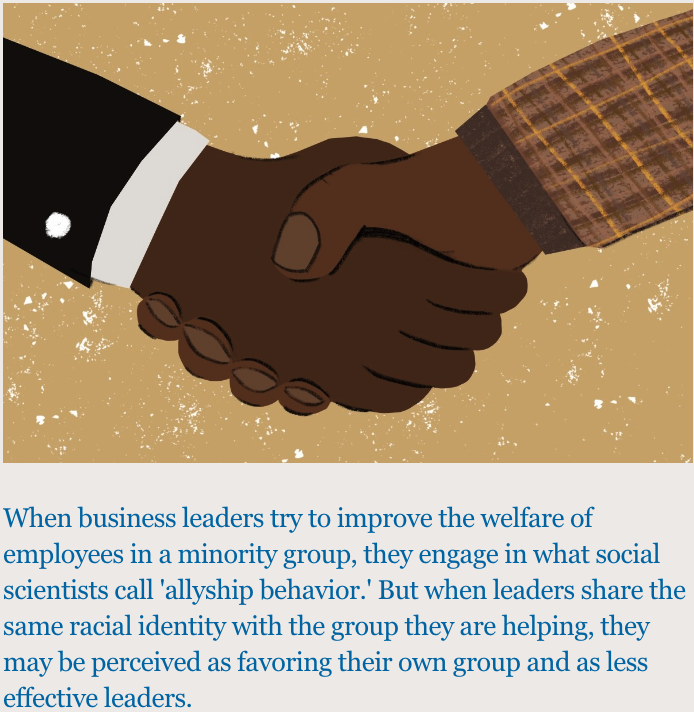 Check out this feature on @AngelicaLeighOB's  innovative research on the racial dynamics of leadership. 

Highlights how perceptions of leadership within organizations is shaped by racialized allyship behaviors.
tinyurl.com/2bxmdajw

#RacializedOrgs @victorerikray